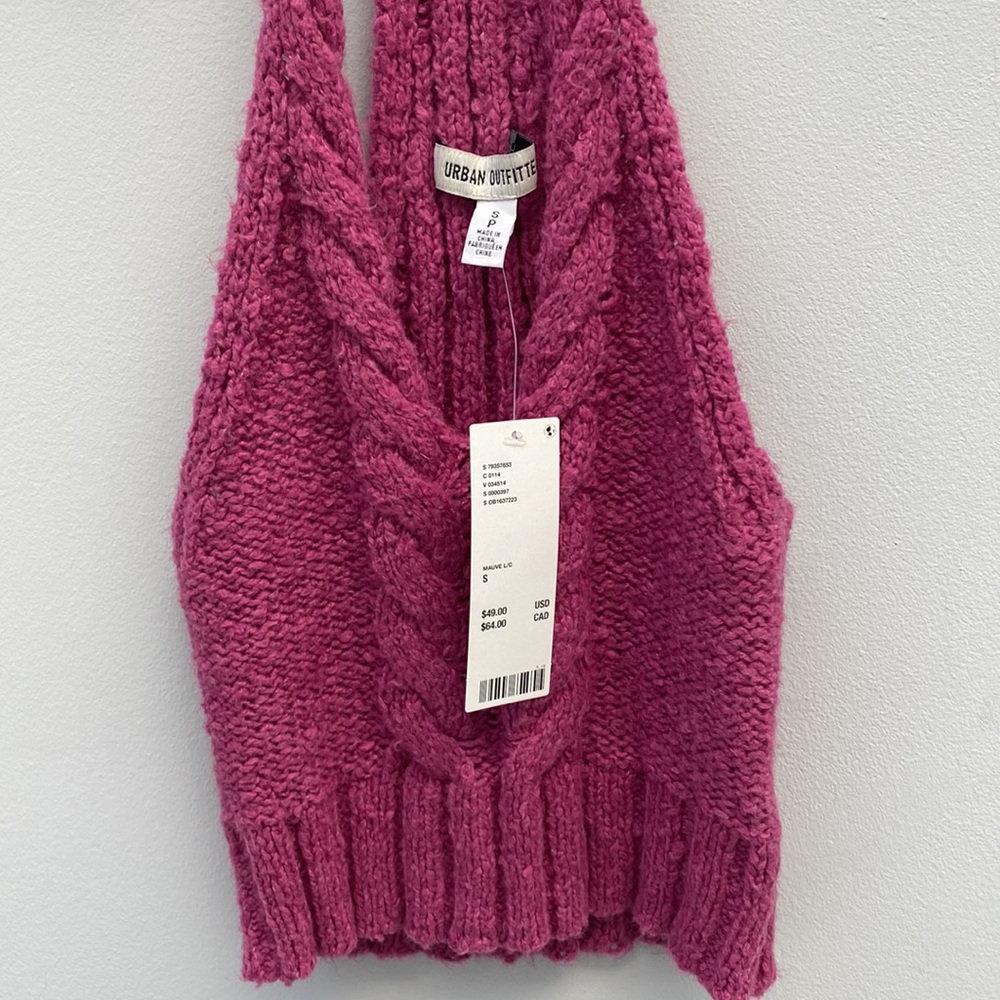 Urban Outfitters Cable Knit SweaterTank Top - Picture 6 of 8